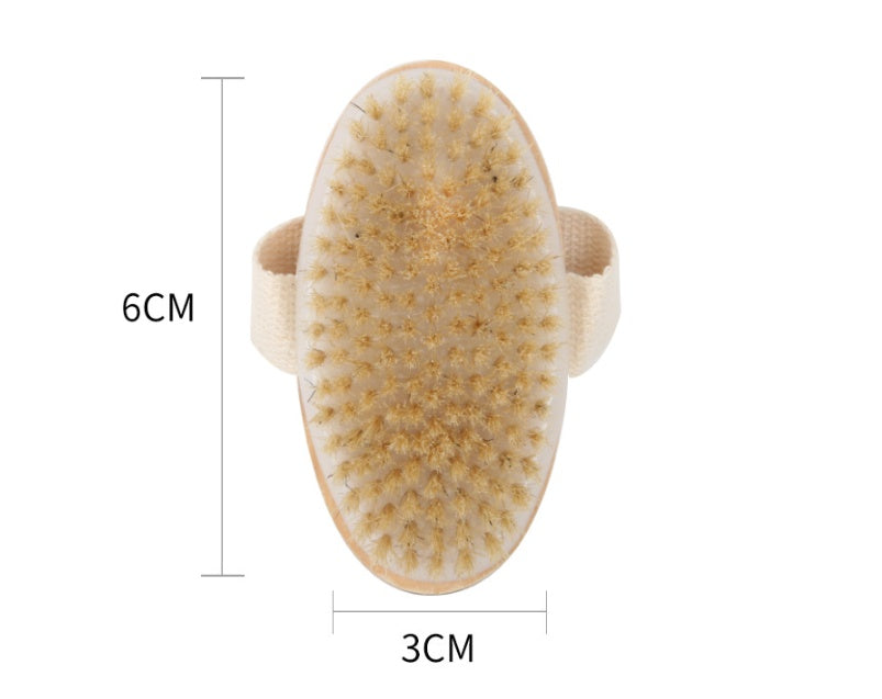 🌿Dry Massage Bristle Brush – Lymphatic & Anti-Cellulite Boost 🌸🦵
