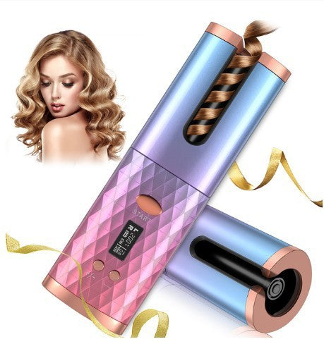 ✨ AutoWave Ceramic Curler – Wireless Magic Curls 🌀