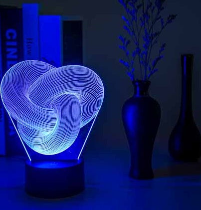 ✨️Twist Aura – 3D LED Mood Lamp🌈