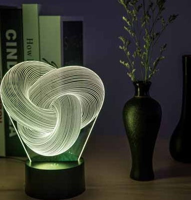 ✨️Twist Aura – 3D LED Mood Lamp🌈