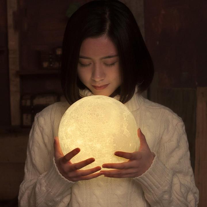 🌕 Custom 3D Moon Lamp — Your Memories, Illuminated ✨
