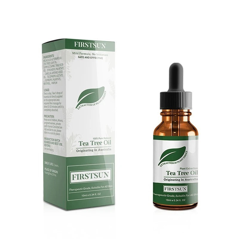 Firstsun Tea Tree Essential Oil – Purifying & Acne Care 🌱✨
