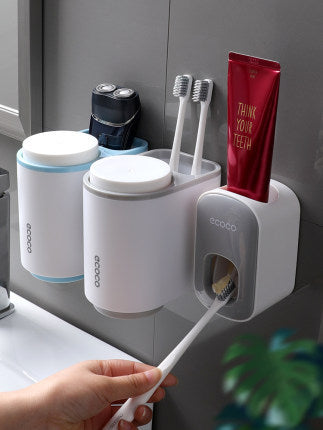 ✨ Automatic Toothpaste Dispenser – Wall-Mounted & Waterproof Bathroom Accessory 💧