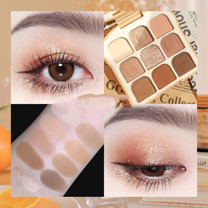 🍞 NOVO Toast 9-Colour Soft Toast Eyeshadow Palette ✨️