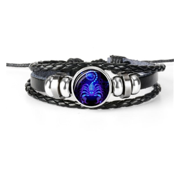 🔮Zodiac Constellation Bracelet – Braided Cosmic Energy🌌✨️