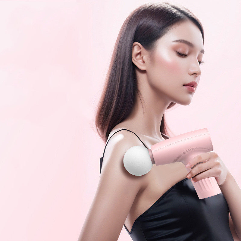 💪 Mini Muscle Massage Gun — Deep Relief, Anytime 🤍🩷💚