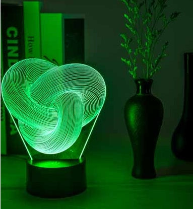 ✨️Twist Aura – 3D LED Mood Lamp🌈