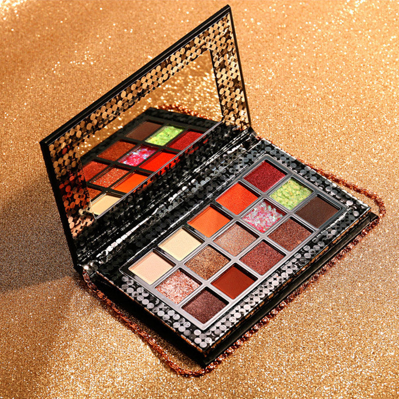 🌟 Pink Sparkling Star Eyeshadow Palette — Matte & Pearlescent Glow ✨