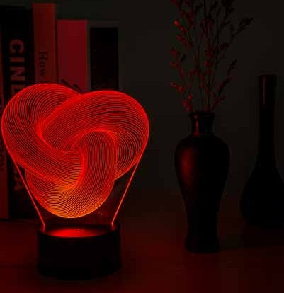 ✨️Twist Aura – 3D LED Mood Lamp🌈