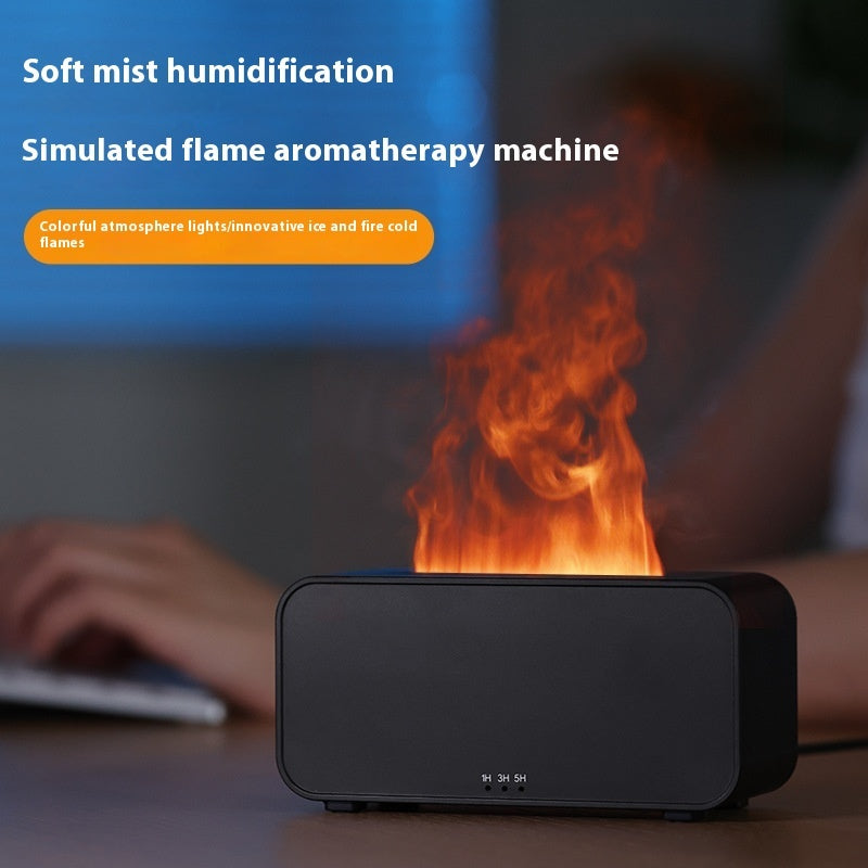 🔥🌫️ Flame Aroma Diffuser & Ultrasonic Humidifier 🌫️🔥