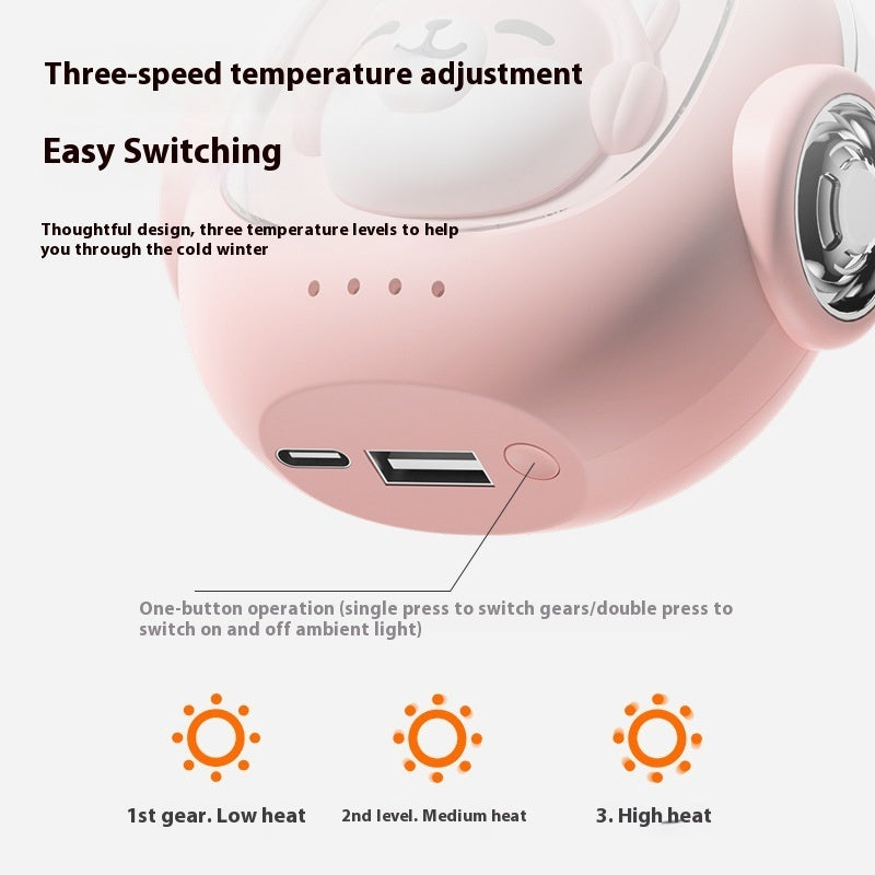 ❄️ Winter Gift 2-in-1 USB Cute Pet Night Lamp & Portable Hand Warmer 🐾