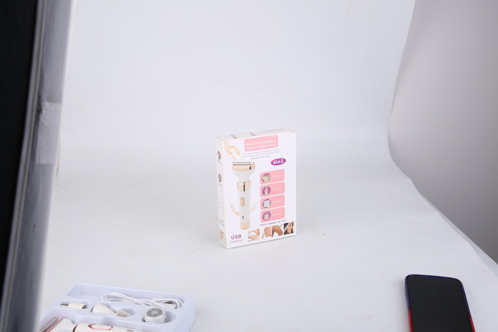 💖 4-in-1 Painless Electric Razor for Women — Smooth Beauty, Zero Effort ✨