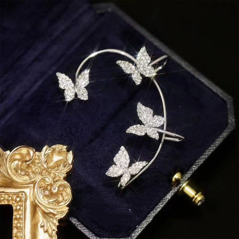 Sparkling Butterfly Ear Cuff 🦋 Statement Jewelry for Women ✨️