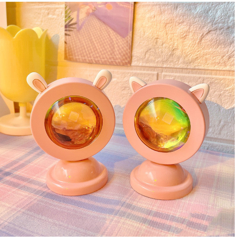 🌅 Mini Sunset Projection Lamp — Your Room, More Aesthetic home 🌈💛