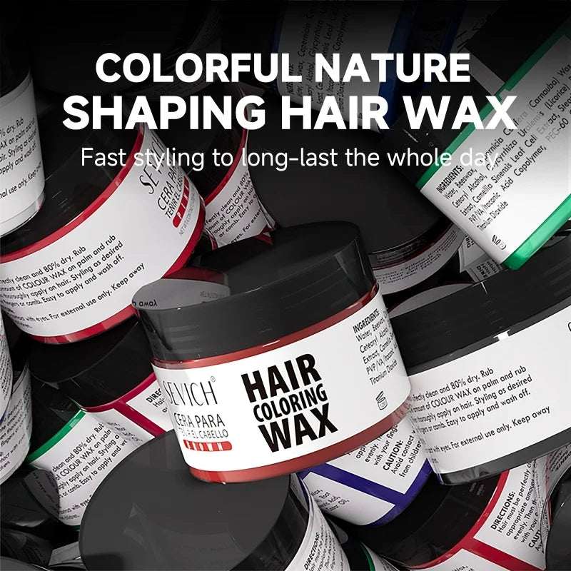 🎨 Hair Colour Wax – Temporary & Fun 🎨 wash out in one go ✨💇‍♀️