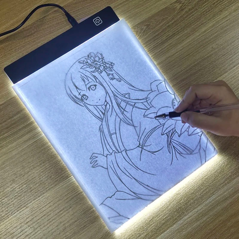 ✨ LED Tracing Drawing Board – Adjustable Brightness 🌙✏️