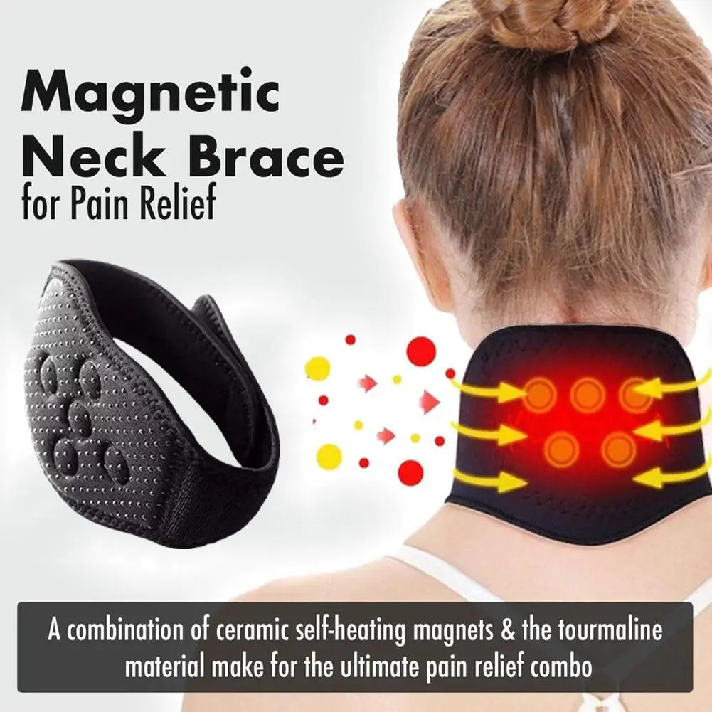 🥵 Self-Heating Tourmaline Neck Wrap – Relax, Recover, Renew🔥