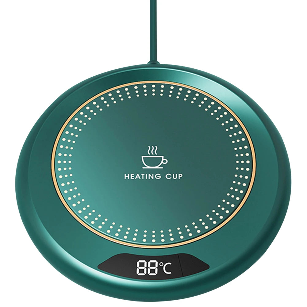 ☕💖 Electric Coffee Mug Warmer – 3 Temperature Settings 🔥✨