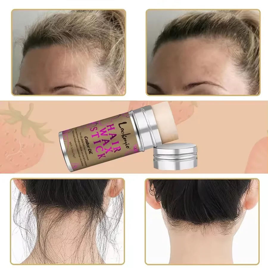 Lockmio 75g Hair Wax Stick with Castor Oil 💇‍♀️