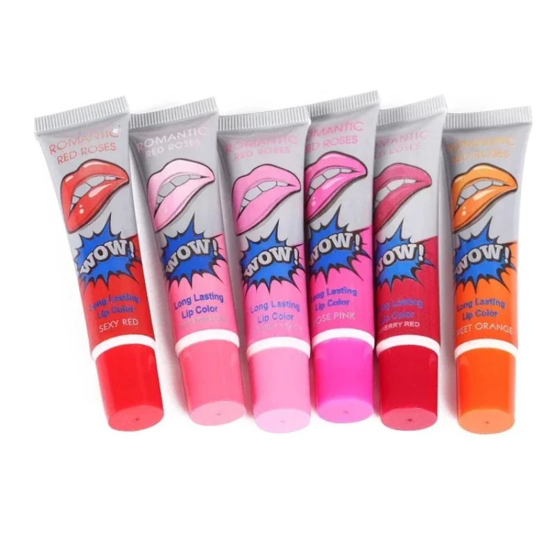 💋 Peel-Off Lip Tint – Magic Matte Sexy Red & More 🌈