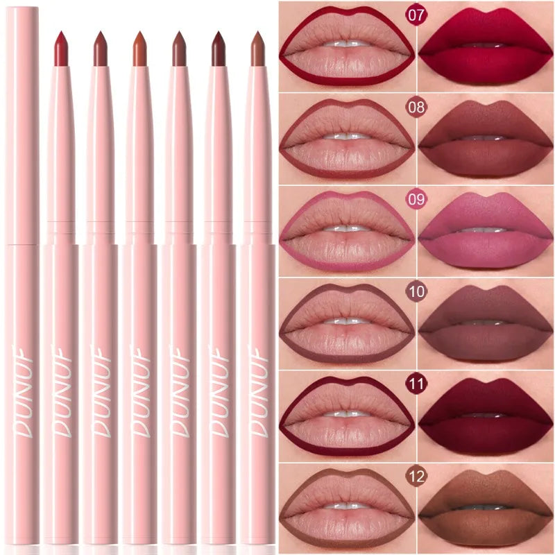 💄 6-Color Velvet Matte Lip Liner Set ✨💋