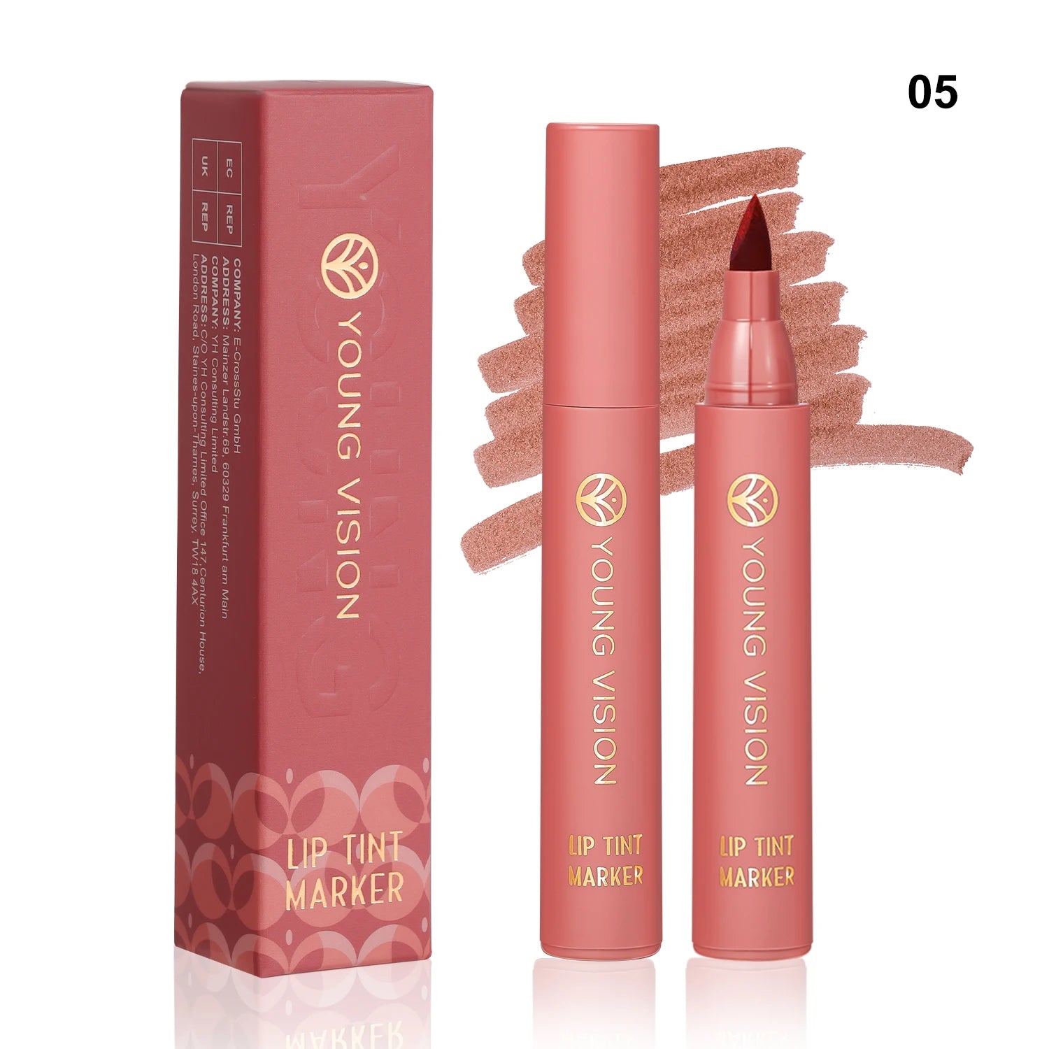 💋 Lip Tint Pen – Matte Water Lipstick & Lip Stain Combo ♥️