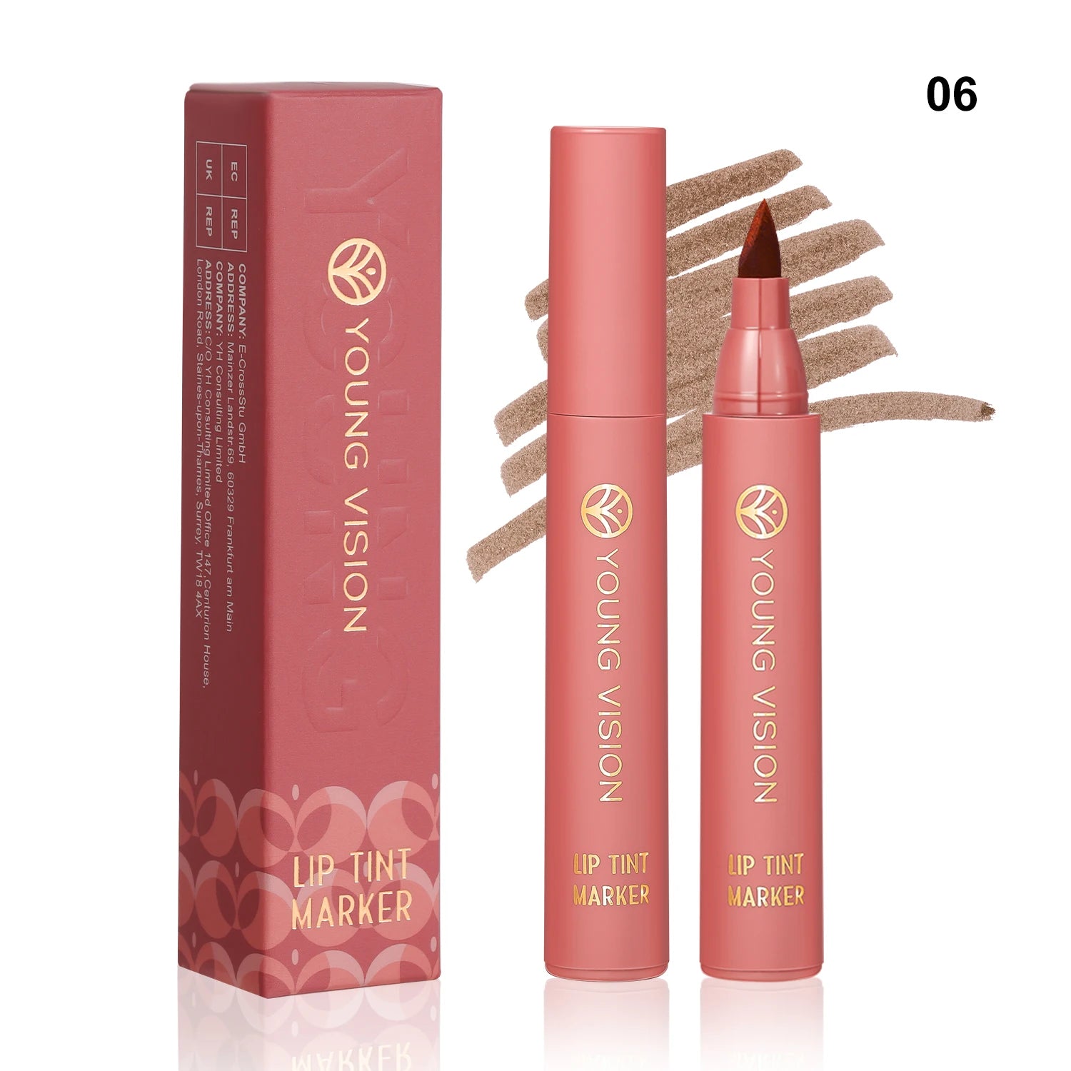 💋 Lip Tint Pen – Matte Water Lipstick & Lip Stain Combo ♥️