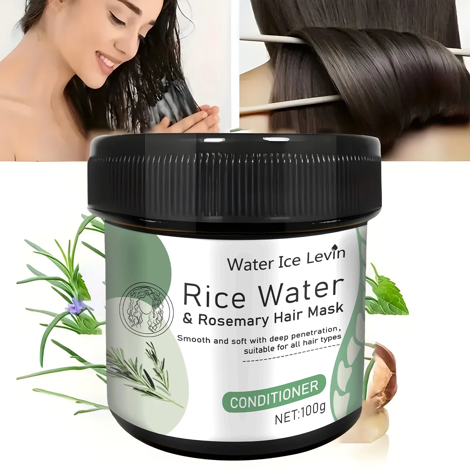 🍚💧Rice WaterRepair Hair Mask- Strength • Smoothness • Shine Revival🌾