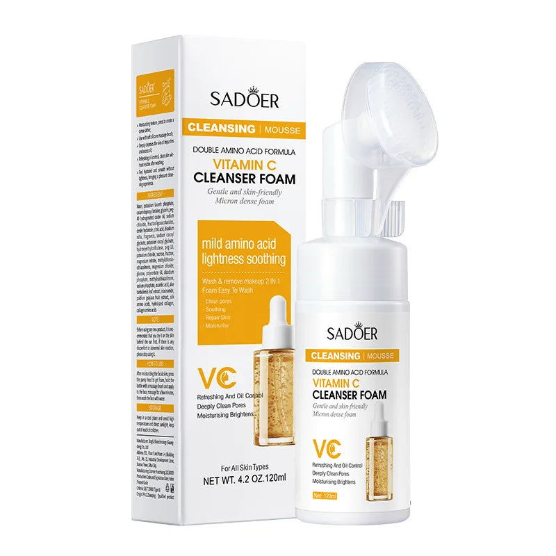 🌸 SAODER Q10 + Vitamin C Facial Cleanser 🌸
Brighten, smooth & refresh your skin every day ✨💧