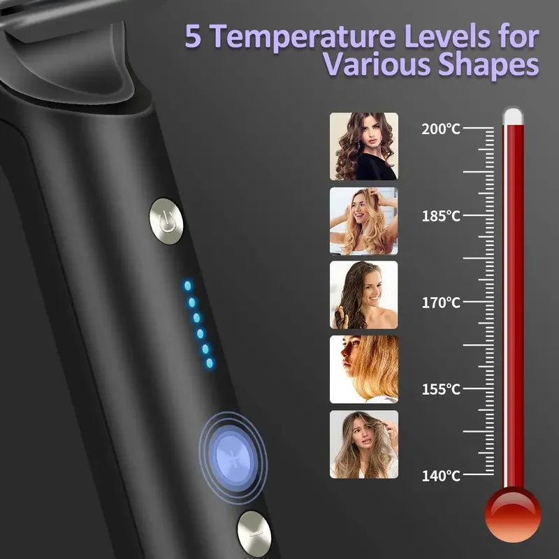 🔥 Multifunctional Hot Comb Straightening Brush 💇🏼‍♀️✨️
