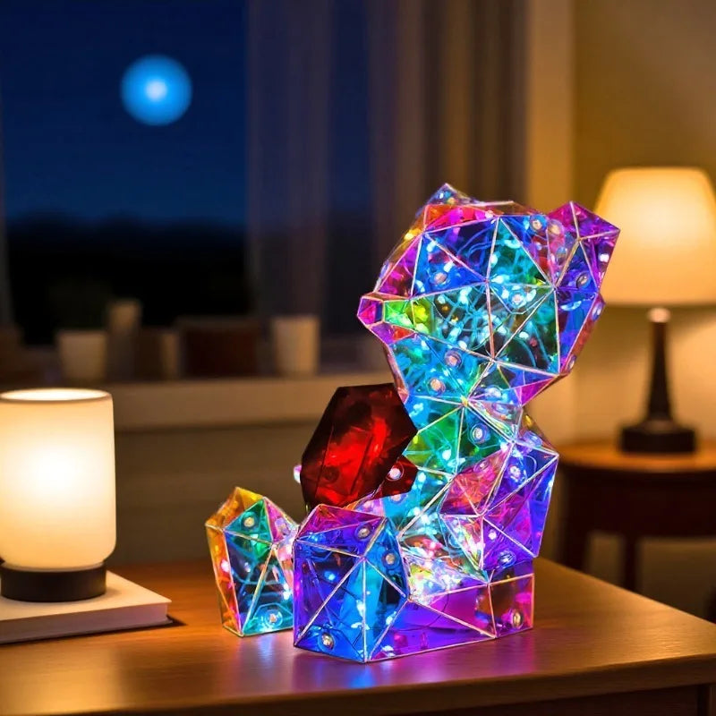 🌟 15CM Loving Glowing Bear – Magical Valentine’s Day Gift 💖🐻