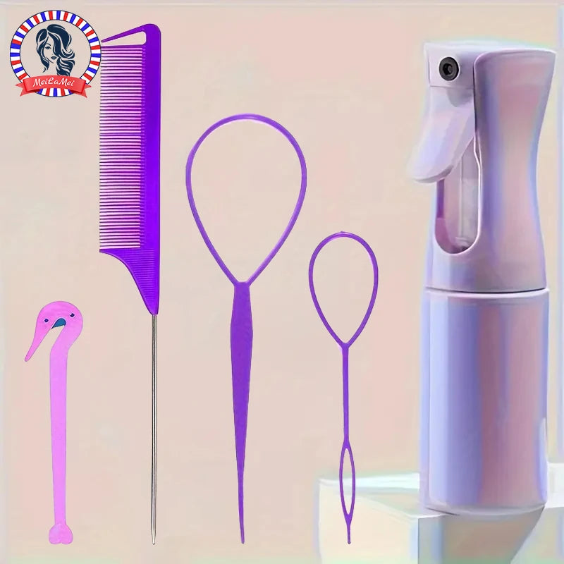 ✨ Professional Hair Styling Set — 4/6pcs ✂️🩷