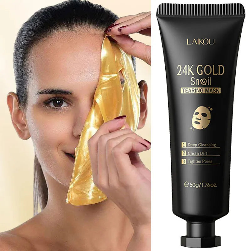 🌸 LAIKOU Sakura 24K Gold Peeling Face Mask 🌸
Renew, smooth & refresh your skin ✨💛