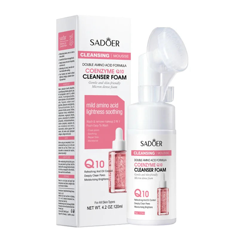 🌸 SAODER Q10 + Vitamin C Facial Cleanser 🌸
Brighten, smooth & refresh your skin every day ✨💧