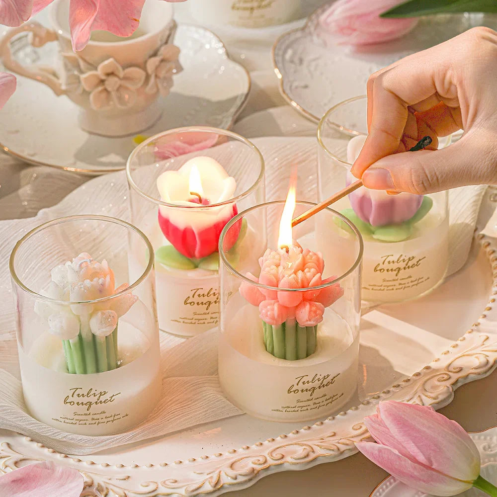 🌸 Blooming Bouquet Scented Candle ✨