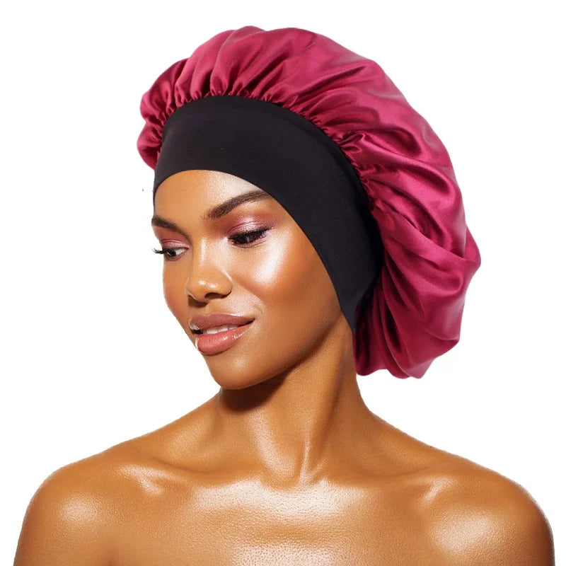 ✨ Satin Sleep Bonnet — Frizz-Free Beauty Overnight