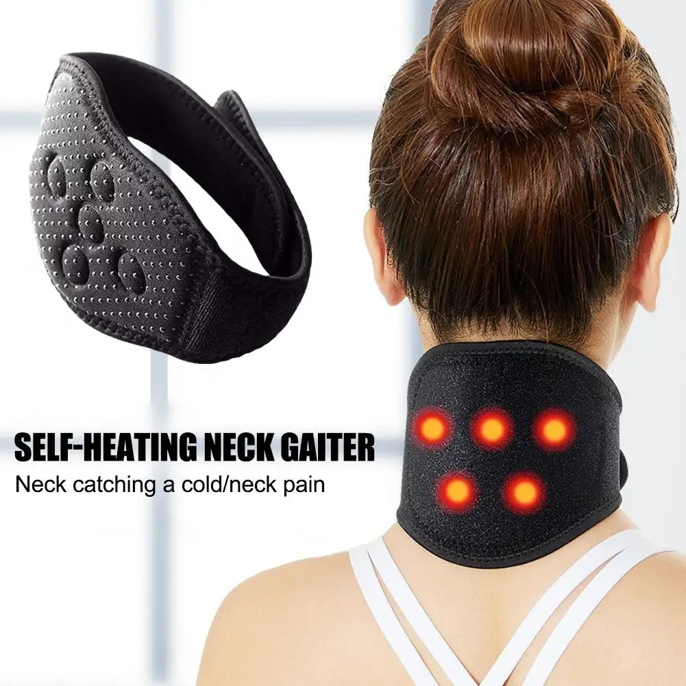🥵 Self-Heating Tourmaline Neck Wrap – Relax, Recover, Renew🔥