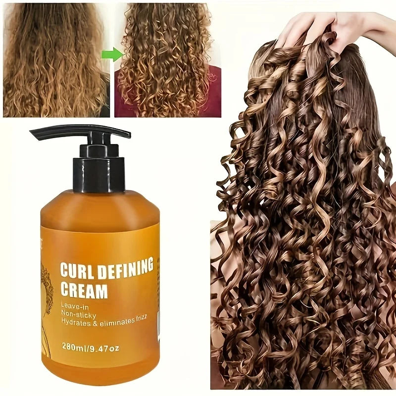 💛🌀GZE Curl Defining Cream with Argan Oil-Moisture • Definition • Bounce Reset🤎✨️