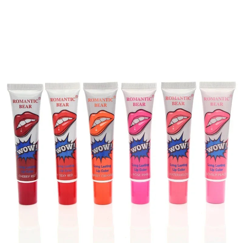 💋 Peel-Off Lip Tint – Magic Matte Sexy Red & More 🌈