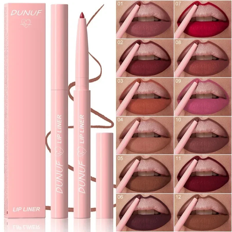💄 6-Color Velvet Matte Lip Liner Set ✨💋