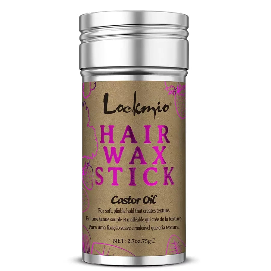 Lockmio 75g Hair Wax Stick with Castor Oil 💇‍♀️