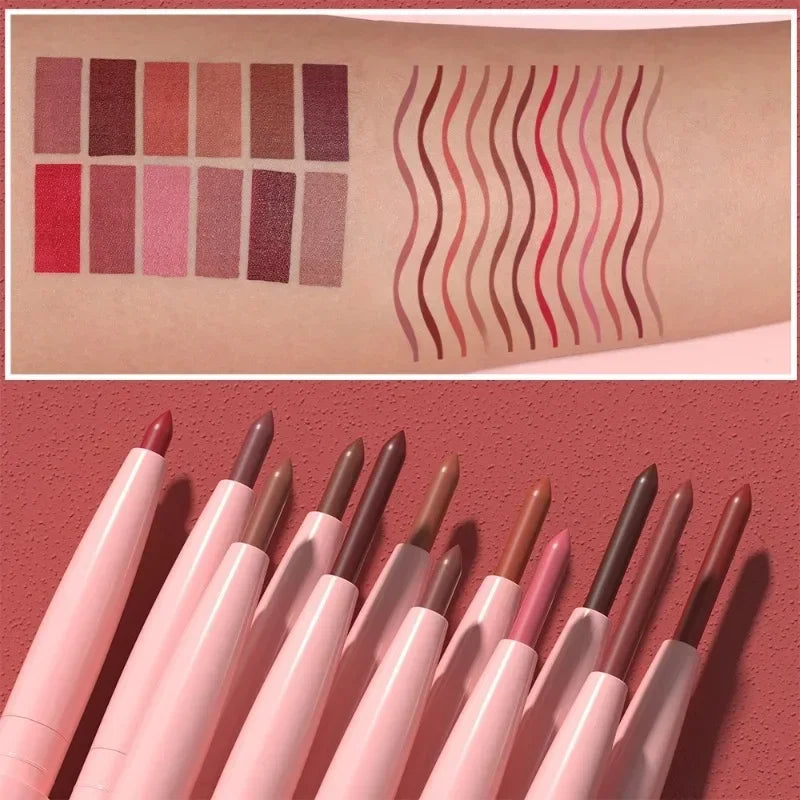 💄 6-Color Velvet Matte Lip Liner Set ✨💋