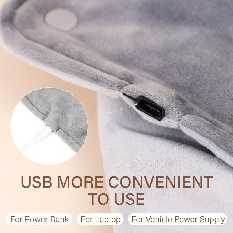 ❄️ USB Heating Shawl Blanket – Cozy Warmth, Anytime, Anywhere ✨️