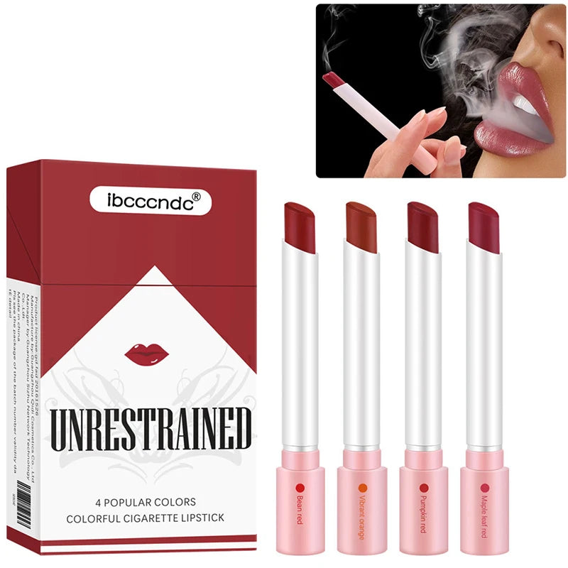 💄 4pcs Mini Cigarette Lipstick Set 💄🚬 ✨️