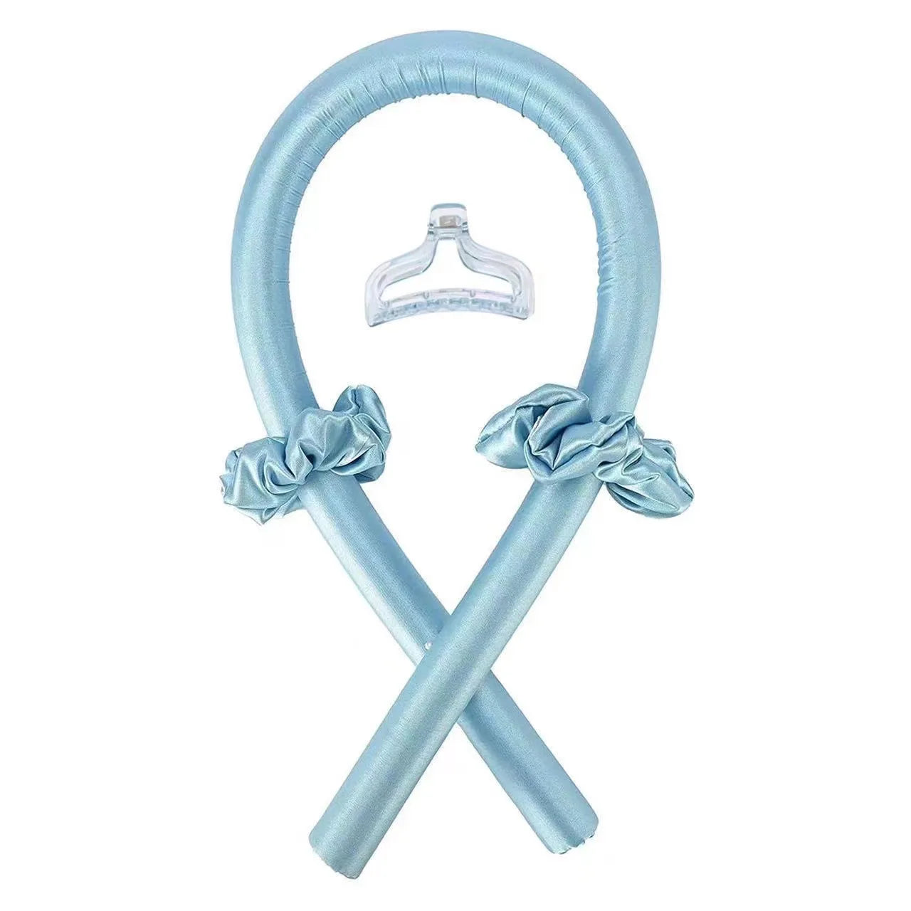 🌀 Heatless Curling Rod Headband — Natural Soft Waves 🐆