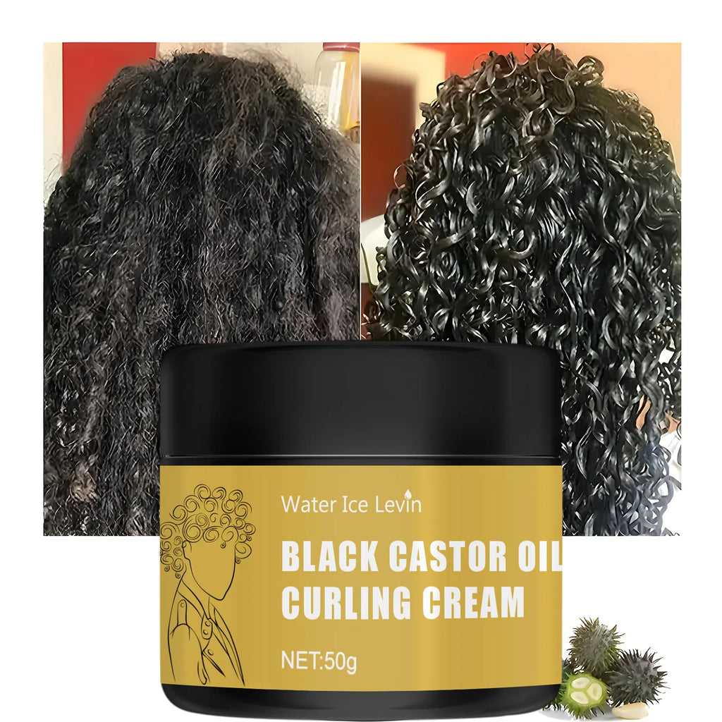 🌀🖤Black Castor Oil Curl Detangling Cream-Deep Moisture•Curl Control 🖤