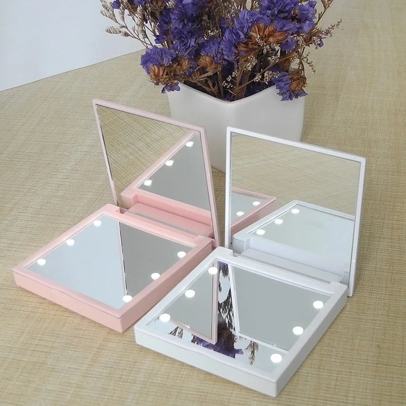 ✨ 6-LED Mini Makeup Mirror 💄