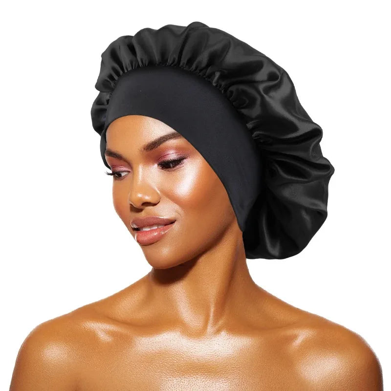 ✨ Satin Sleep Bonnet — Frizz-Free Beauty Overnight