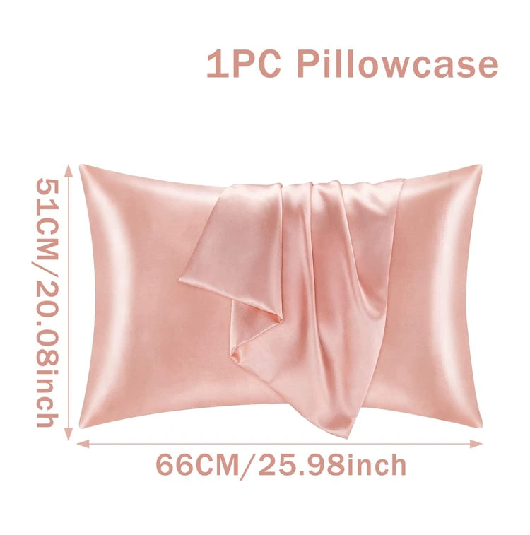 Satin Glow Pillowcase — smoother hair, softer skin 🌙✨