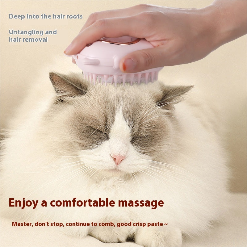 🐾 Multifunctional Pet Comb – Laser & Hair Brush for Cats💛🩷